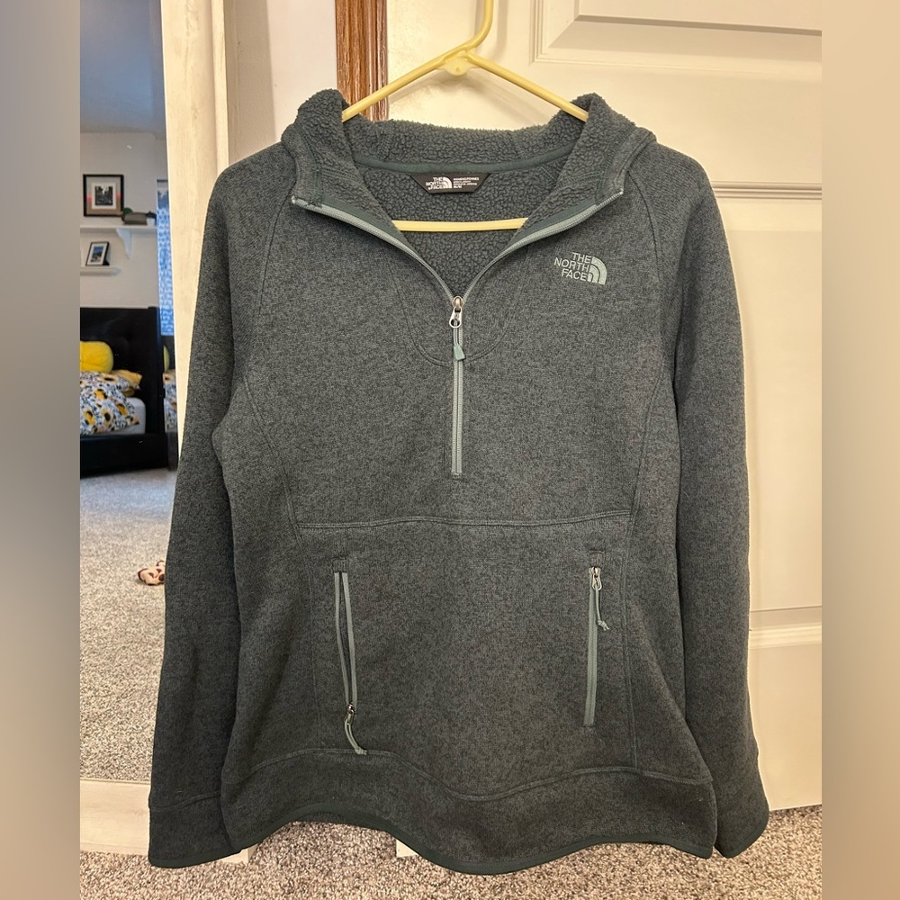 North Face Quarter zip Hoodie